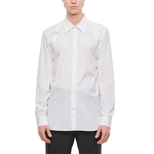 Alexander McQueen Hemden Harness Cotton Shirt White