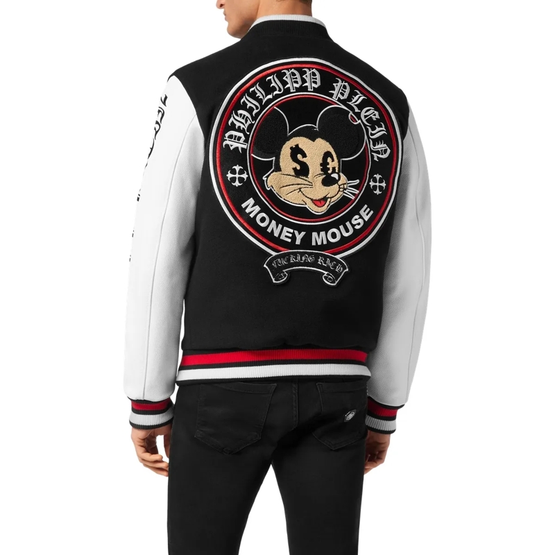 Philipp Plein Daunenjacke Bomberjacke schwarz(Image 2)