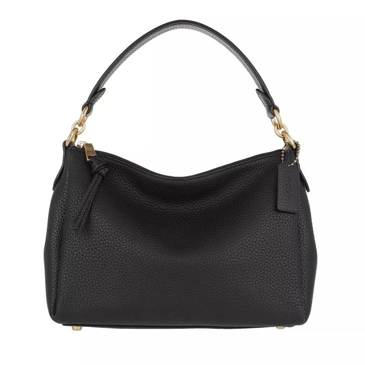 coach soft pebble shay crossbody black