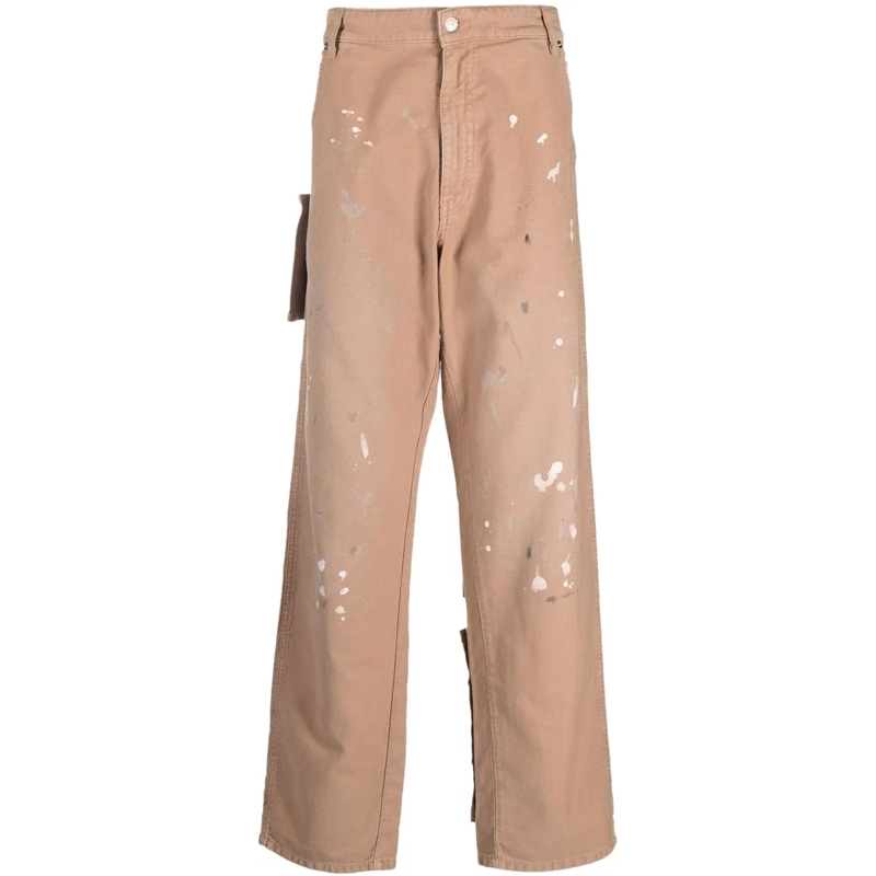 Darkpark Jeans mit geradem Bein Trousers Beige beige