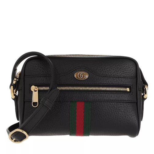 Gucci Ophidia Mini Bag Leather Black Camera Bag