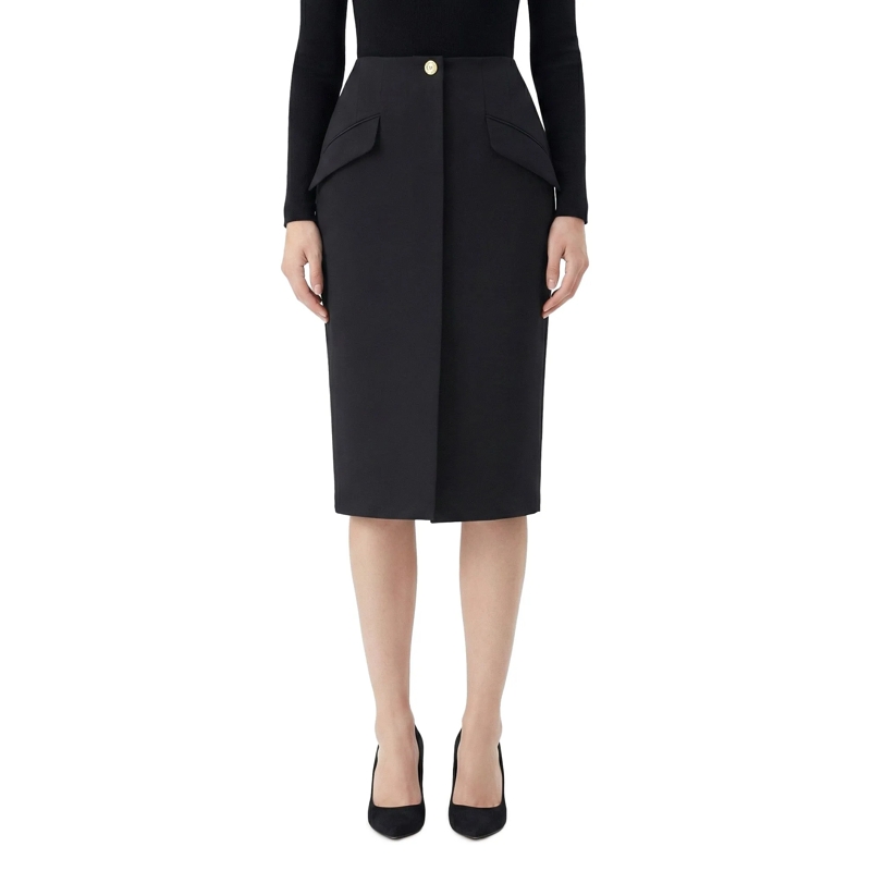 Givenchy Midirock Figurbetonter Midirock schwarz(Image 2)