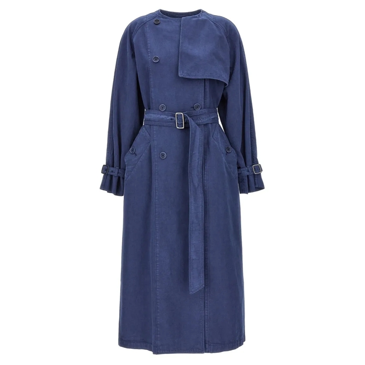 Max Mara 'Calao' Trench Coat Blue | Trenchcoat