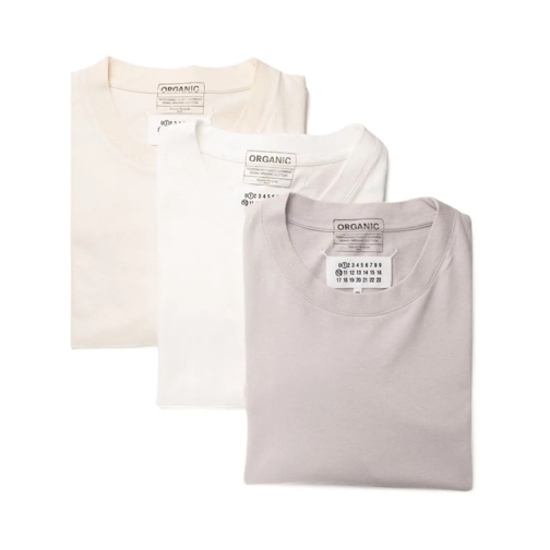 Maison Margiela Three-Pack Logo T-Shirt Multicolor Magliette