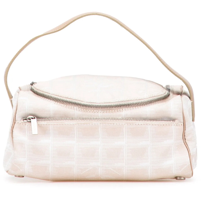 Chanel Nécessaire New Travel Line Nylon Vanity Bag braun