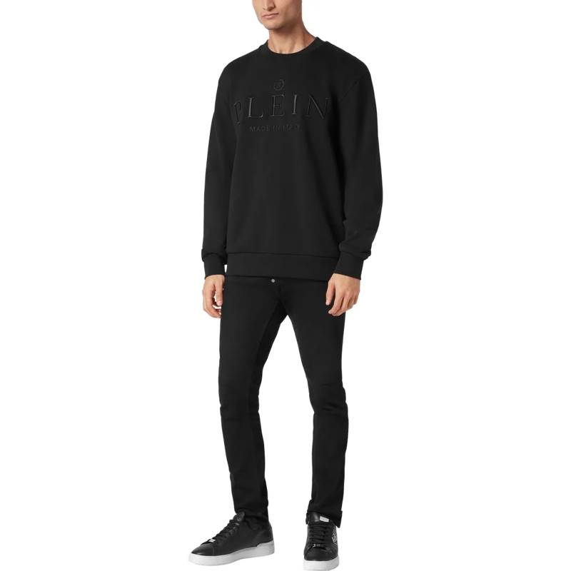 Philipp Plein Top Sweatshirt Ls Philipp Plein Tm schwarz(Image 4)