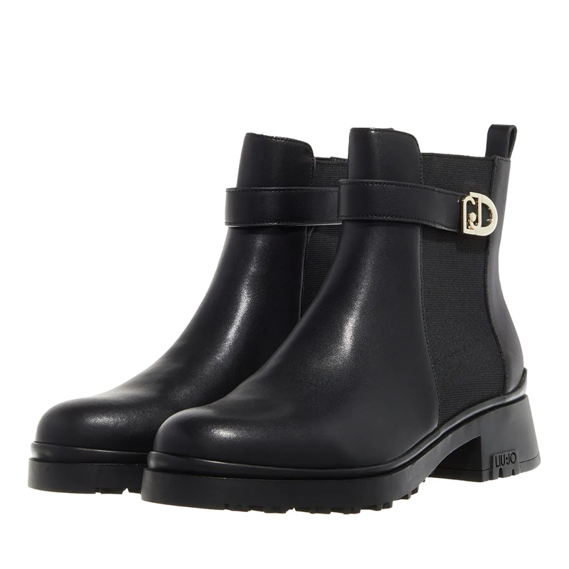 LIU JO Stiefeletten New Nancy 60  Calf Leather/Elastic Black