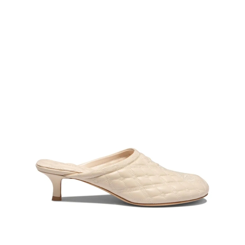 Burberry Pumps "Sadler" Mules 45 Mm Neutrals