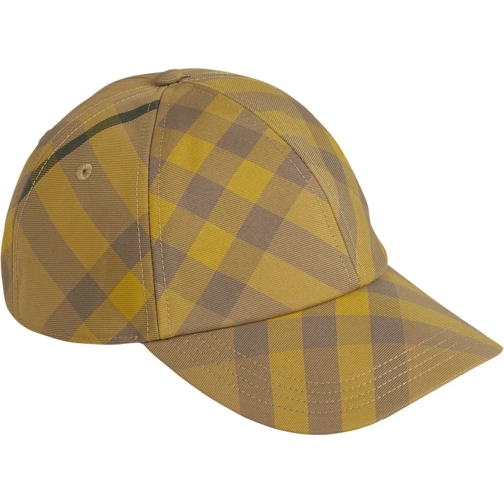 Burberry  Checkered Motif Cap gelb