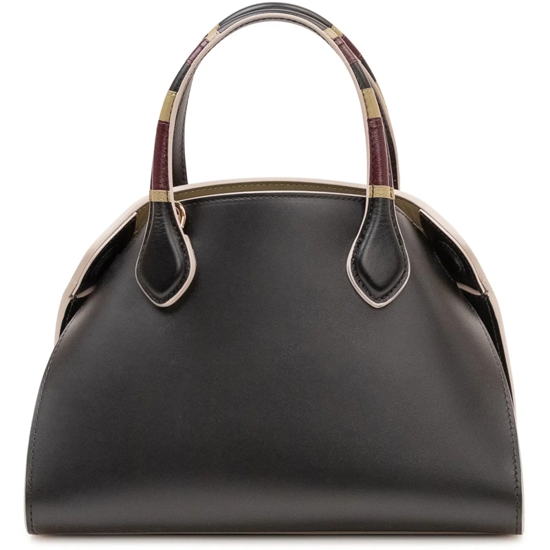 Marni Tote Borsa Overlap Piccola con Tracolla dunkelgrau(Image 4)