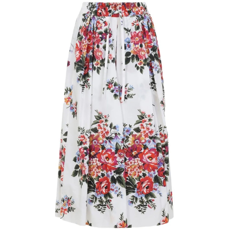 Dolce&Gabbana Jupe midi Skirts White weiß