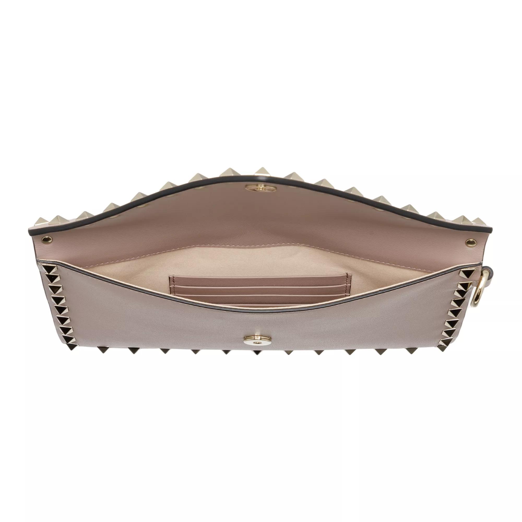 Valentino Garavani Clutches Medium Pouch in poeder roze