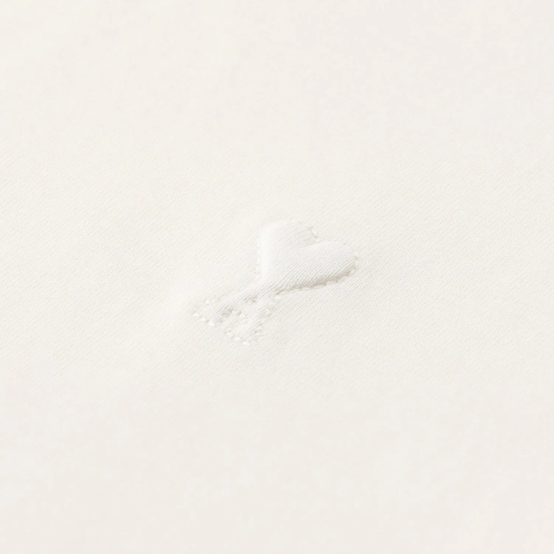 AMI Paris T-Shirt T-Shirt mit Logo weiß(Image 4)