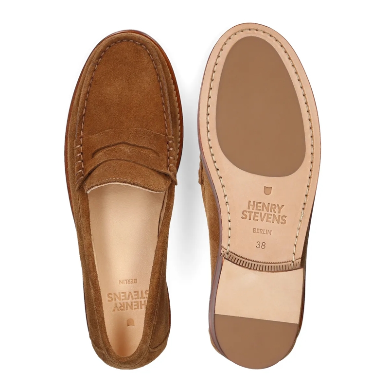 Henry Stevens Slipper Loafer Riley W PL cognac(Image 4)