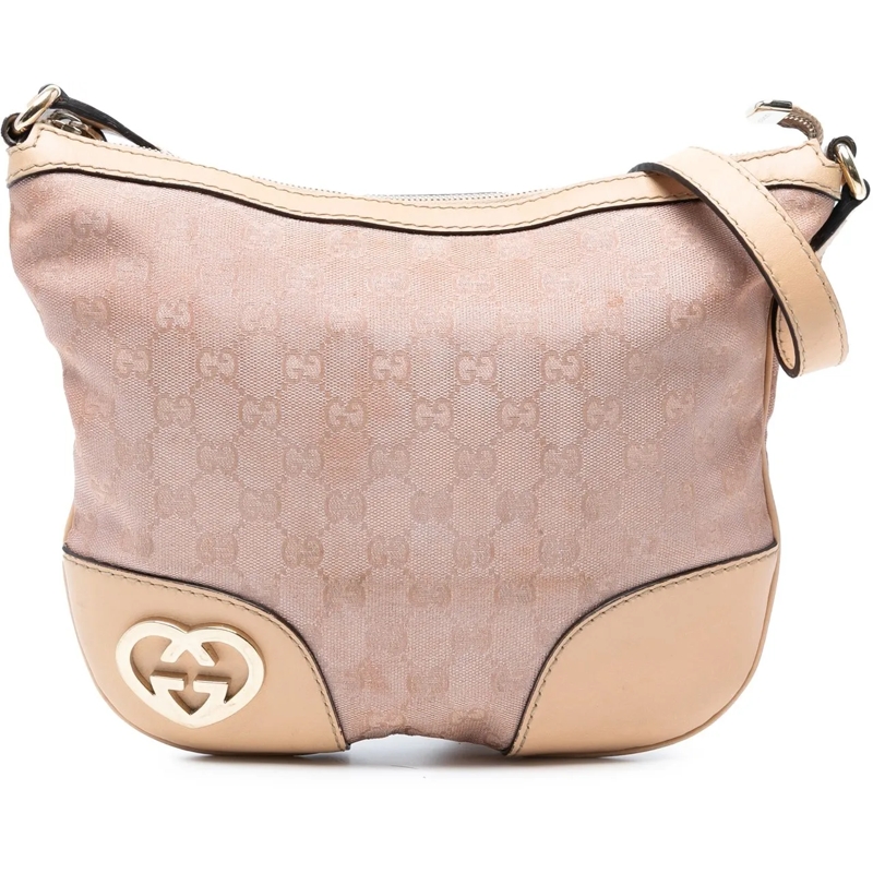 Gucci Sac à bandoulière GG Canvas Lovely Crossbody rose