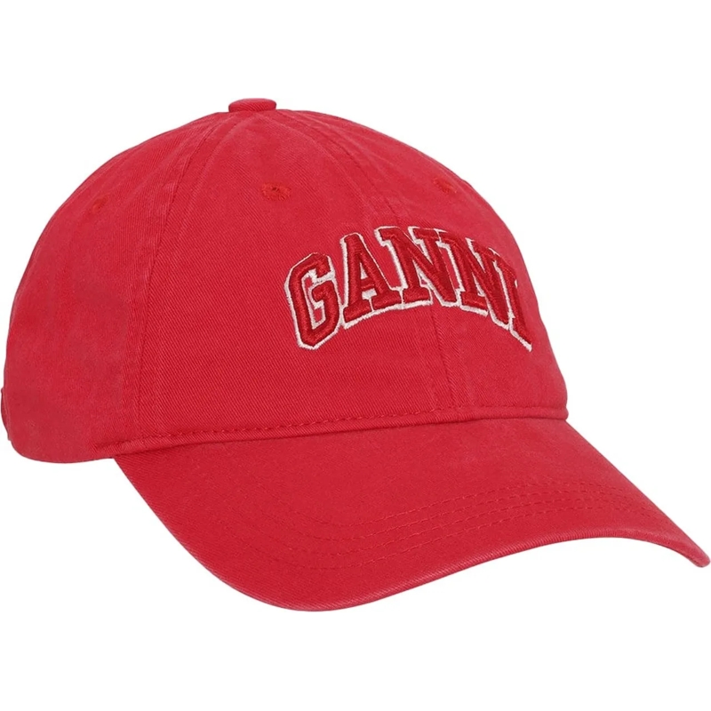 GANNI Mütze pet rood rot