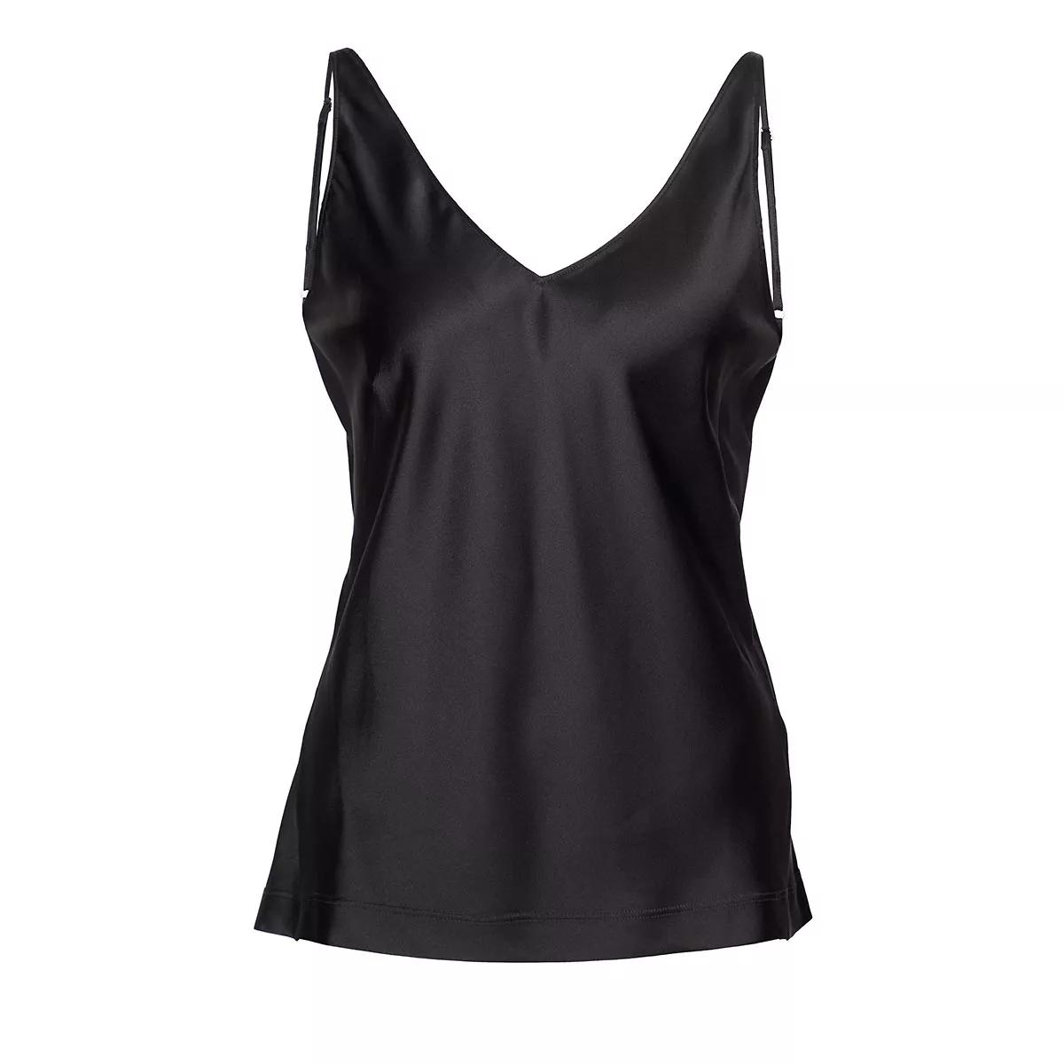 Dorothee Schumacher - SENSE OF SHINE top - Größe 2 - schwarz