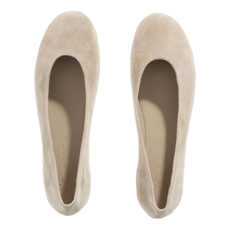 WEEKEND Max Mara Ballerinas Todisuede Beige(Image 6)