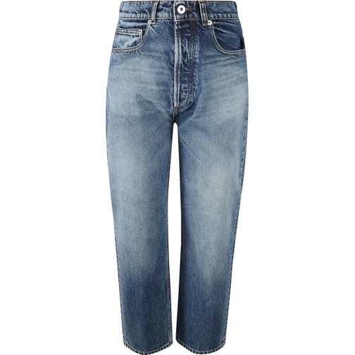 J.W.Anderson Skinny Leg Jeans Cropped Straight Leg Jeans Blue blau