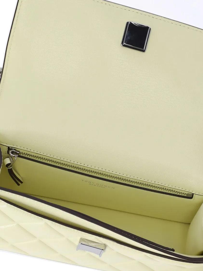 TORY BURCH Hobo bags "Fleming" Small Shoulder Bag – Yellow in geel