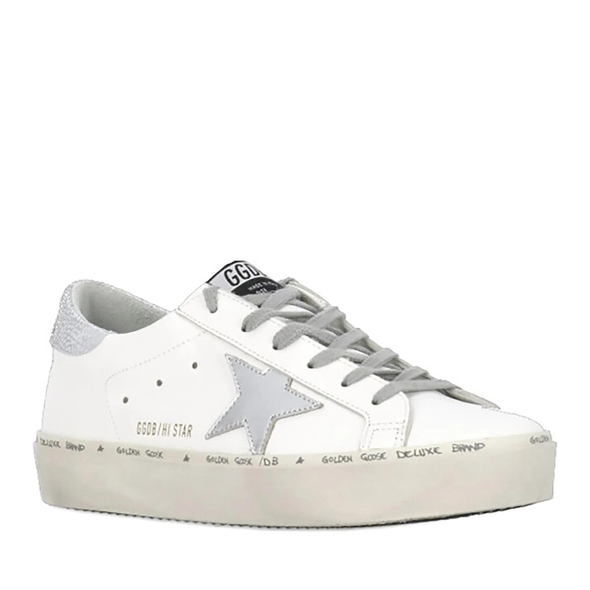 Golden Goose Low-Top Sneakers Hi Star Sneakers in wit