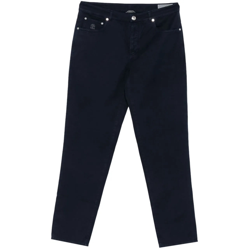 Brunello Cucinelli Jeans mit geradem Bein Trousers Blue blau