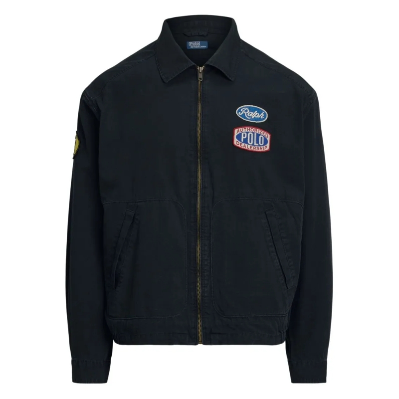 Polo Ralph Lauren  Black Logo Jacket Black