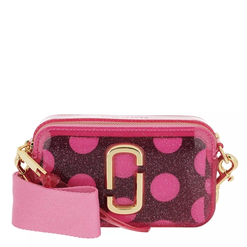 Marc Jacobs Glitter Snapshot Crossbody Bag Pink Multi Borsetta a tracolla
