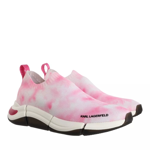 Karl Lagerfeld Quadra Tie-Dye Lo Sock Pink Mix Textile Low-Top Sneaker