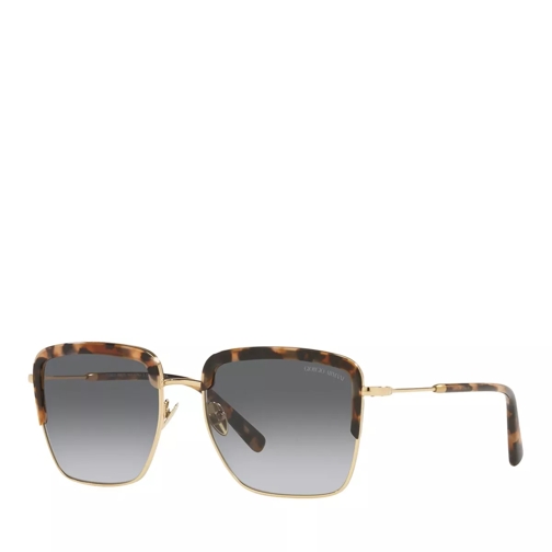 Giorgio Armani 0AR6126 Sunglasses Pale Gold/Brown Tortoise Sonnenbrille
