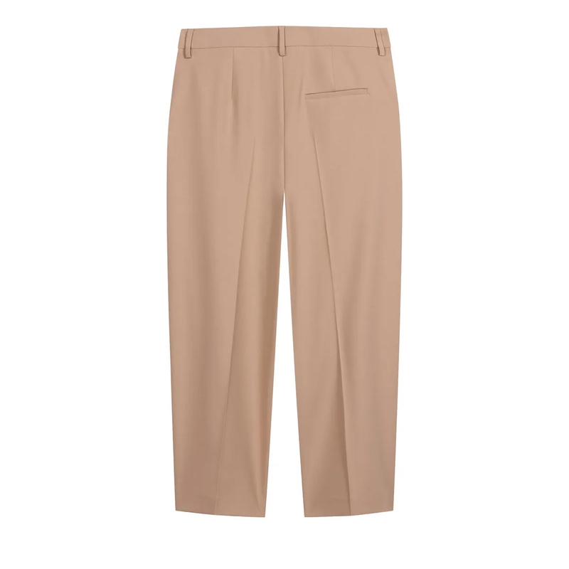 Luisa Cerano Stoffen broek Tapered-Pants mit Bundfalten nude(Image 6)