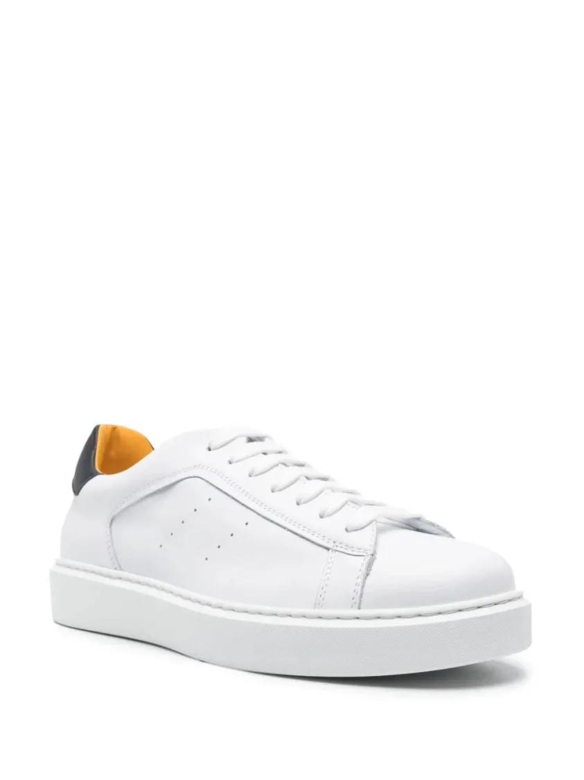 Thumbnail - Doucal's Low-Top Sneaker - Leather Flatform Sneakers - Gr. 44 (EU) - in Weiß - für Damen