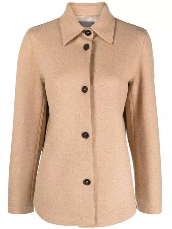 Thumbnail - Lorena Antoniazzi - Single-Breasted Wool-Cashmere Jacket - Größe 40 - beige