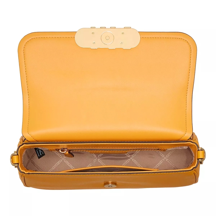 Michael Kors Parker Medium Convertible Pouchette Golden Rod Satchel