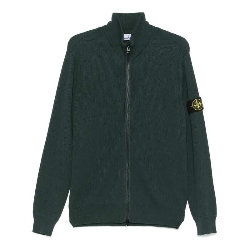Stone Island Pull Compass-Badge Sweater Green