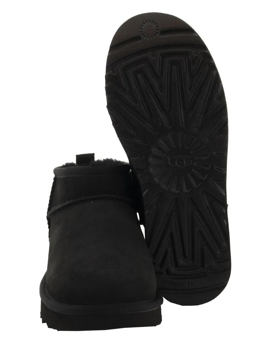 Thumbnail - UGG Stiefel - Classic Ultra Mini - Sheepskin Boot - Gr. 6 - in Schwarz - für Damen