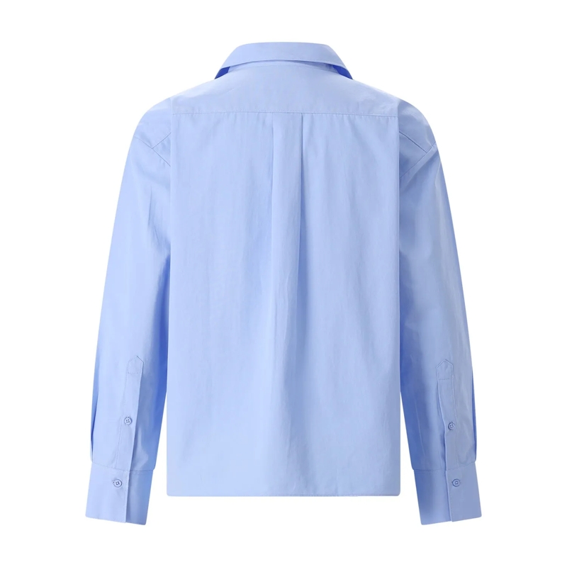 Closed Bluse Hemdbluse aus Baumwolle blau(Image 2)