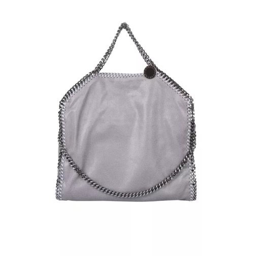 Stella McCartney Falabella Three Chain Bag Grey Rymlig shoppingväska