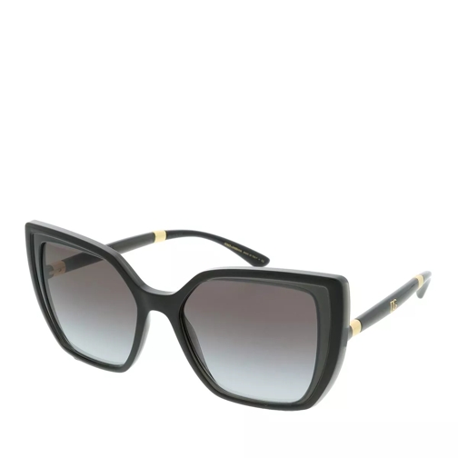 Dolce&Gabbana 0DG6138 32468G Woman Sunglasses Eternal Black On Transparent Grey Lunettes de soleil