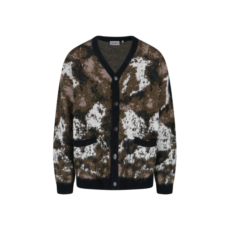 Carhartt Wip Cardigan "W' Merlin" Cardigan, In Multicolor Alpaca Blend Multicolor