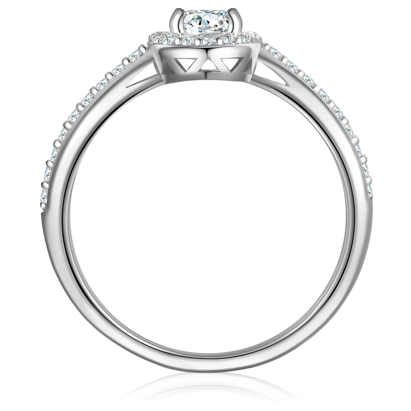 Trilani Ring Sterling Silber Ring Zirkonia silber(Image 3)