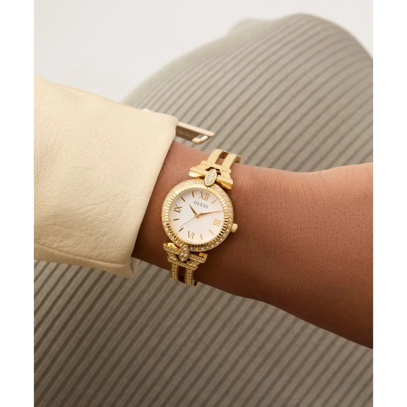 Guess Quarzuhr Quarz-Analoguhr Delphine gold(Image 5)