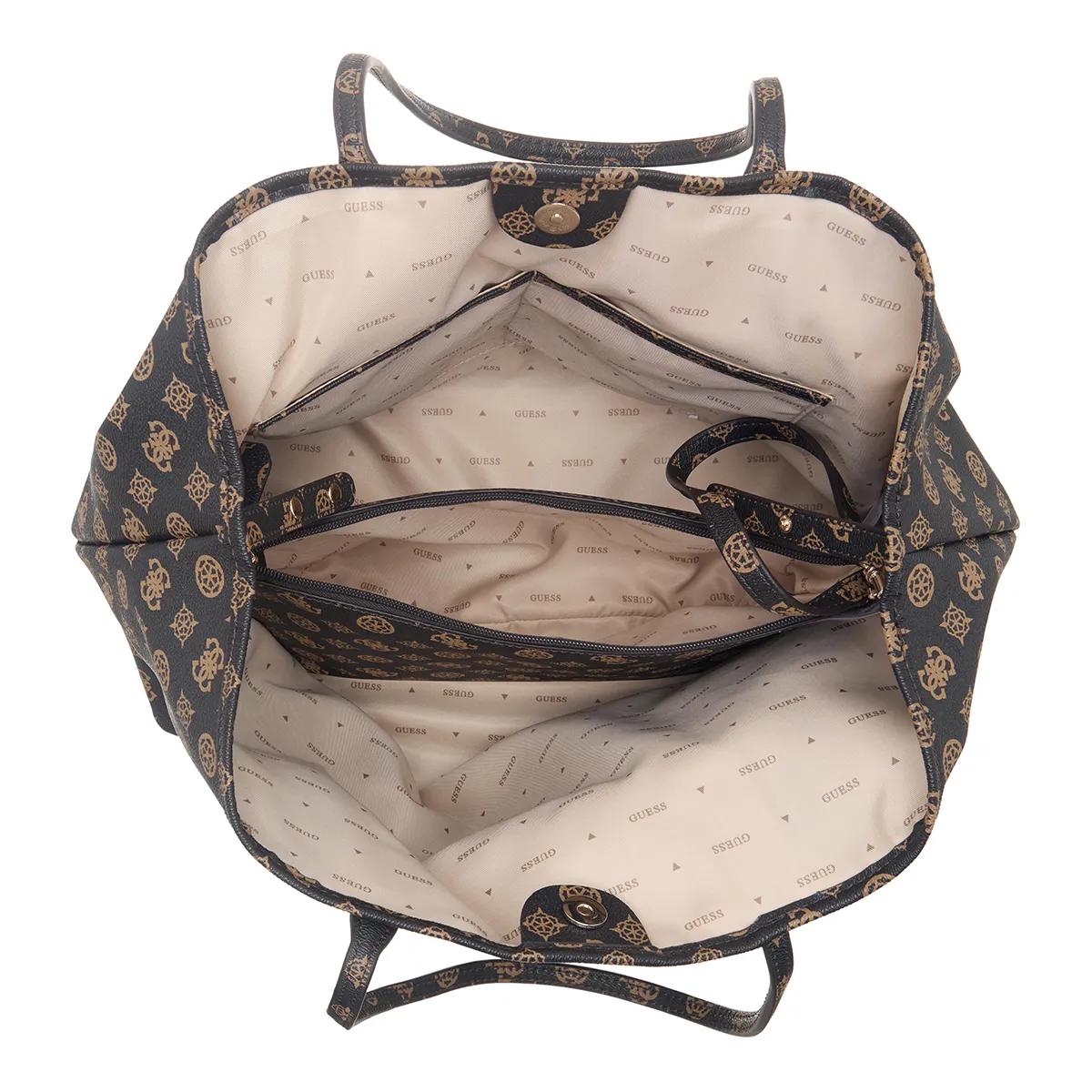 Guess Shoppers & Totes Victtoria Large 2 In 1 Tote in bruin