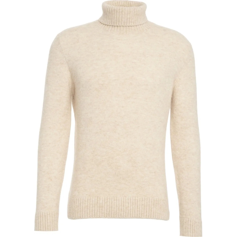 Kangra  Wool blend turtleneck sweater beige