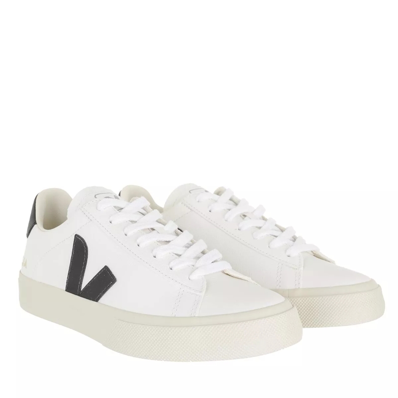 Veja Low-Top-Sneaker Campo Extra White Black