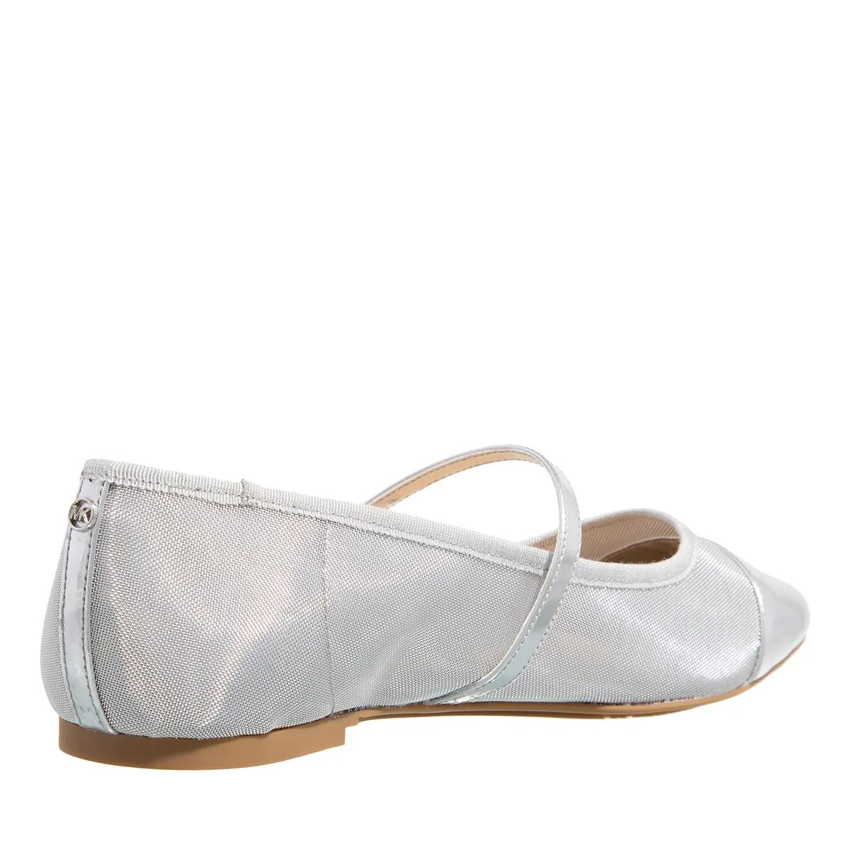 Michael Kors Mae Flex Ballet Silver Ballerina Slipper