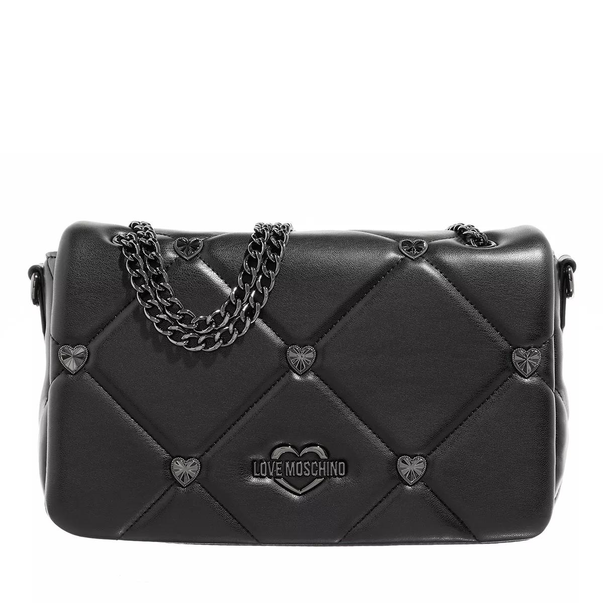 Love Moschino Tote - Jewel Heart - Gr. unisize - in Schwarz - für Damen