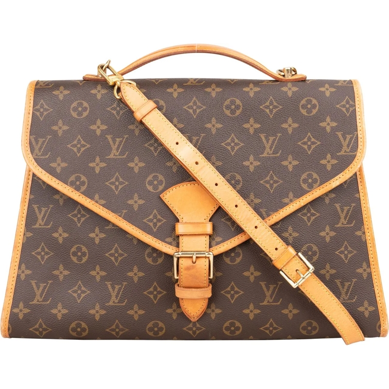 Louis Vuitton Tote Louis Vuitton Canvas Monogram Bel Air Handbag braun