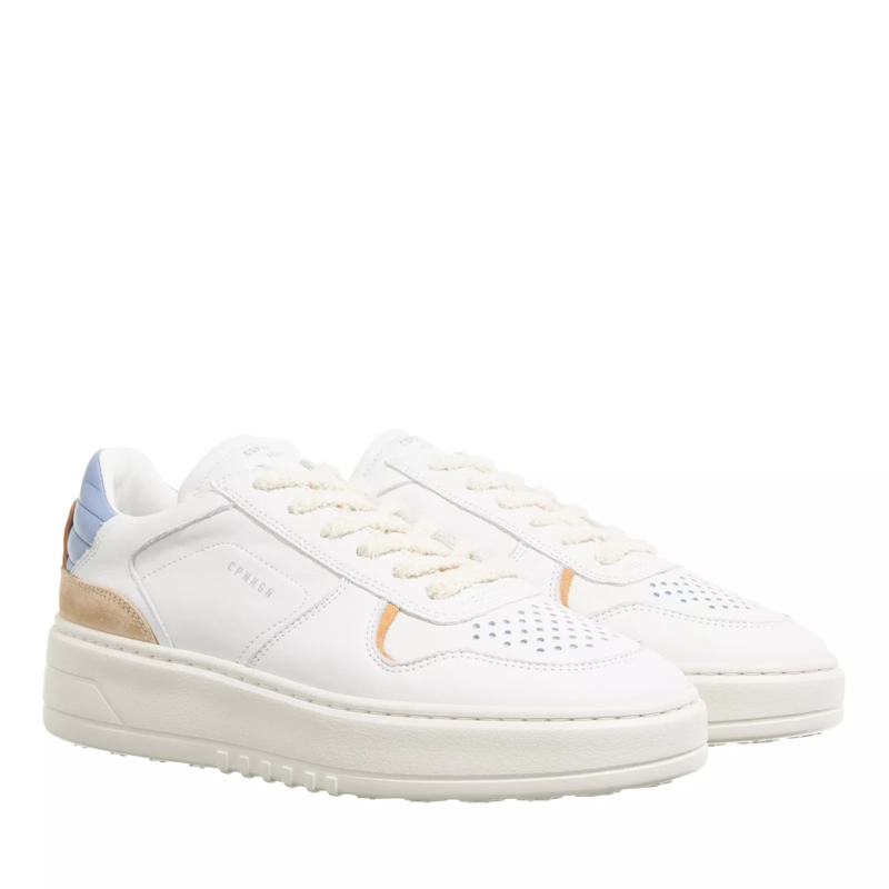 Copenhagen Low-Top-Sneaker CPH76 Leather Mix White/Light Blue