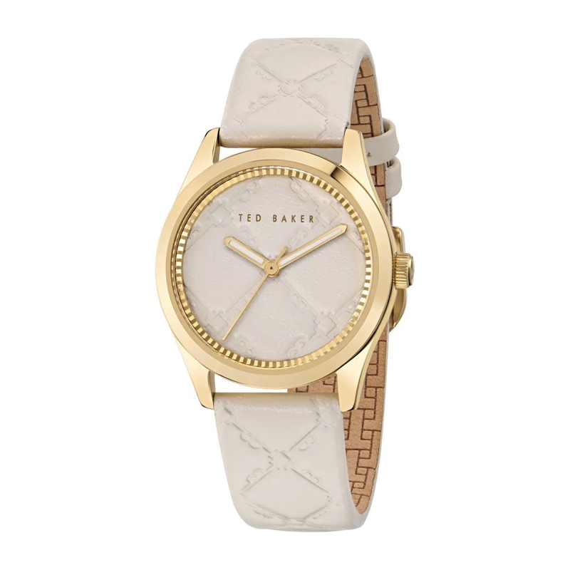 Ted Baker Quarzuhr Quarz Analog Uhr Coolly beige